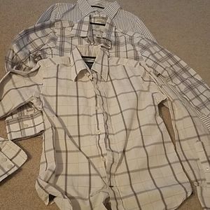 Lot of 3 Abercrombie boys' long sleeved shirts